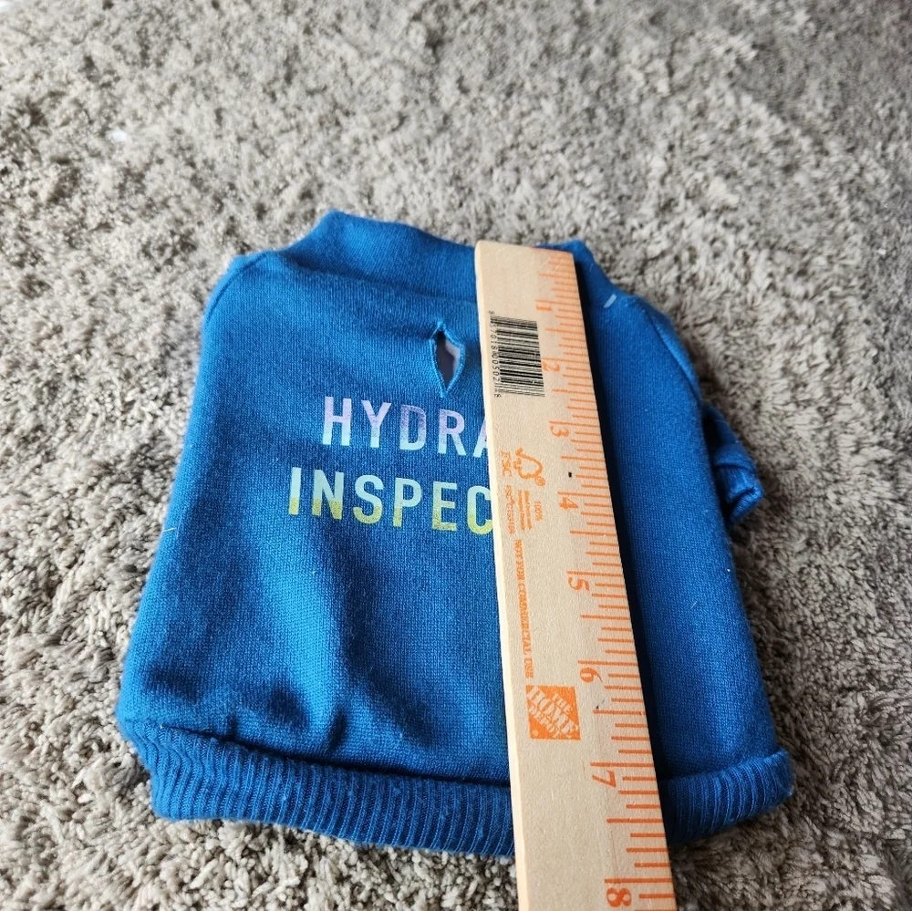 Blue Hydrant Inspector Dog Sweatshirt - Boots & Barkley - XS